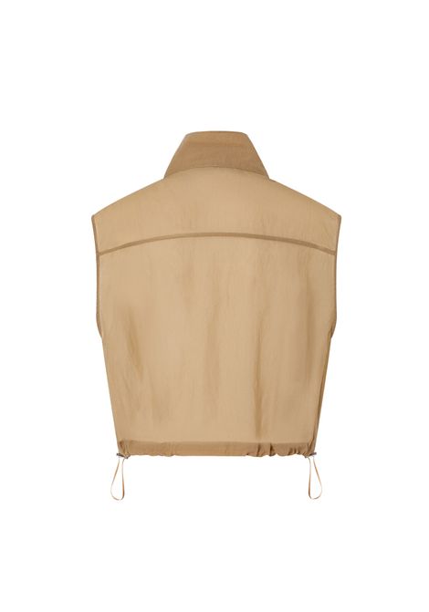 Gilet Pinko donna 104852 A2EK Fisarmonica marrone gilet leggero PINKO | Gilet | 104852 A2EKC82